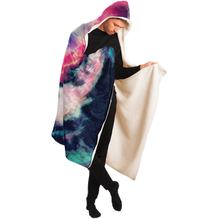 Glitchy Galaxy | Hooded Blanket | Makroverset