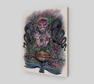 The Wish - White | 11' x 14' Wood Print | James Fletcher