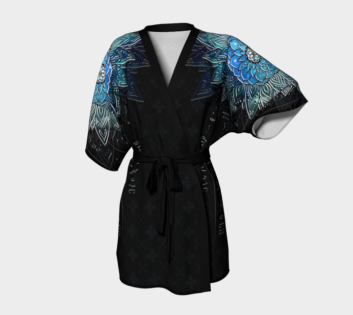 Hieroglyphic Mandala | Kimono Robe | Mandalazed