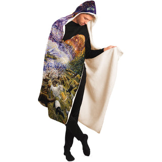 March of Progress Hooded Blanket | Mark Henson