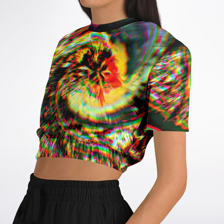 Dragon Peak | Fashion Cropped Sweatshirt | Makroverset