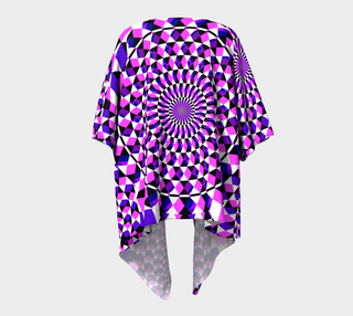 OPTICAL KIMONO ROBE | ART DESIGN WORKS