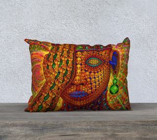 OVERCLOCKED 20" X 14" PILLOW CASE | SALVIA DROID