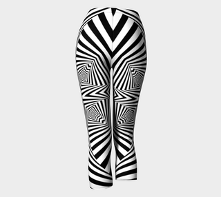 Zebra Lines Capris | Hubert S