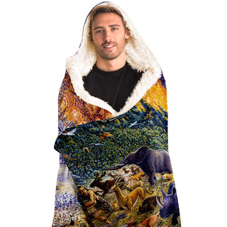 March of Progress Hooded Blanket | Mark Henson