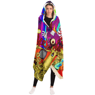 Super Jail Hooded Blanket | Miko Art