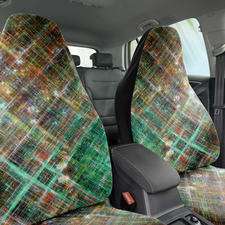Earth Matrix Rainbow | Seat Covers | Yantrart Design