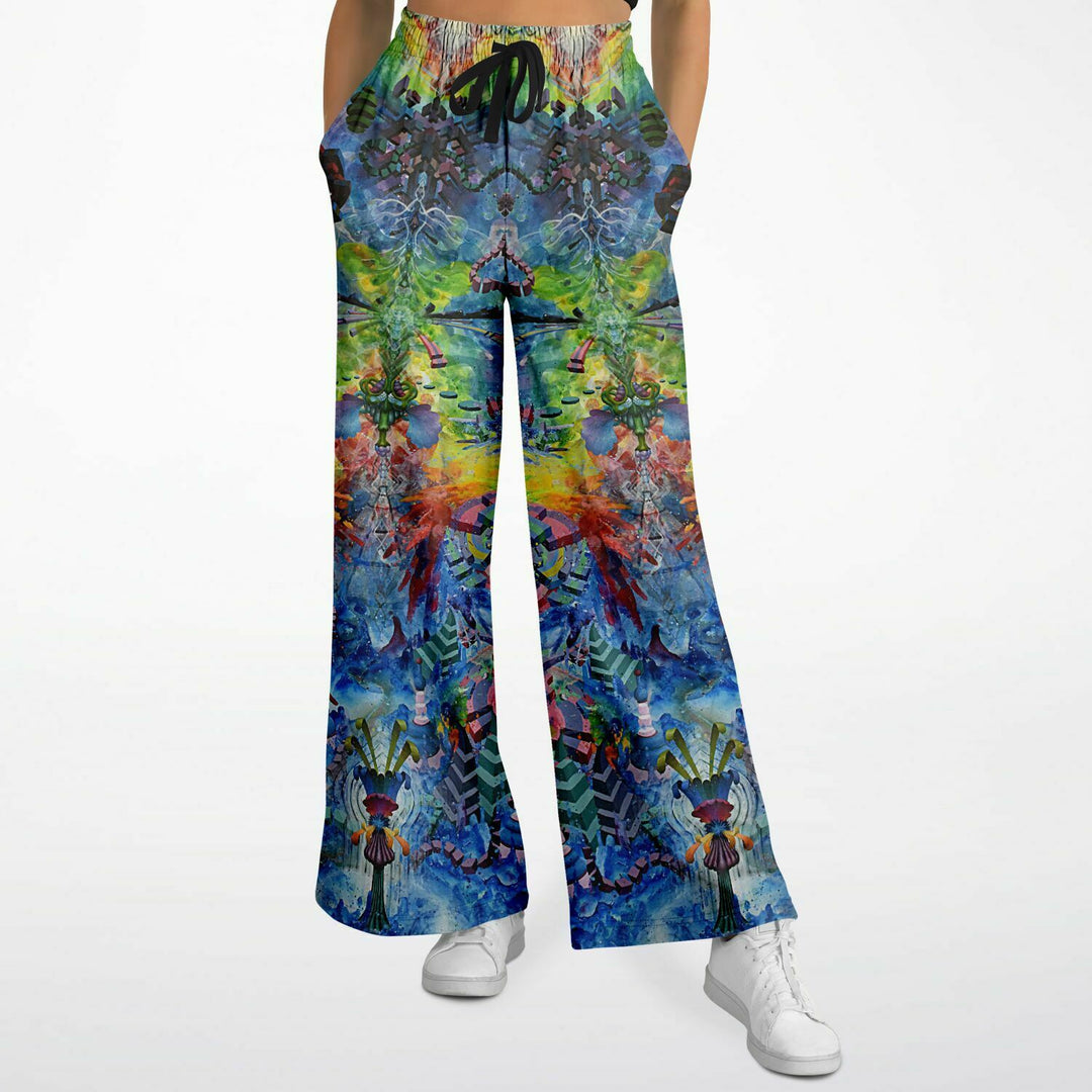 Garden of Earthly Delight Flare Joggers | Dylan Thomas Brooks