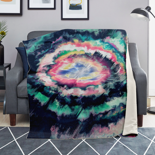 Glitchy Galaxy | Microfleece Blanket | Makroverset