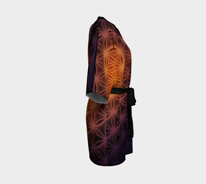 Flower of Life Blaze | Kimono Robe | Yantrart Design