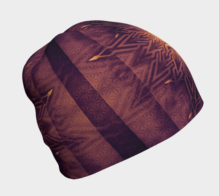 Mystical Aum Chakra Mandala - Amethyst Beanie | Mandalazed