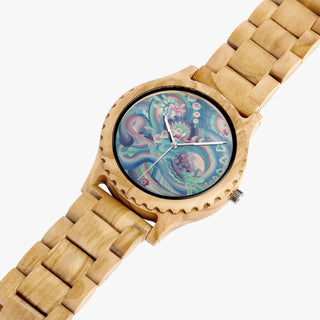 Gem Flow Italian Olive Lumber Wooden Watch | Dylan Thomas Brooks