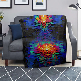 Deep Band Microfleece Blanket | TAS Visuals
