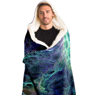Fractal Fire | Hooded Blanket | James Fletcher