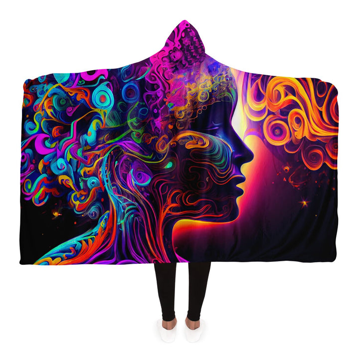 DIMENSIONAL Hooded Blanket - ACIDMATH GUY
