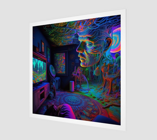 IN THE ROOM FINE ART PRINT | ACIDMATH AI