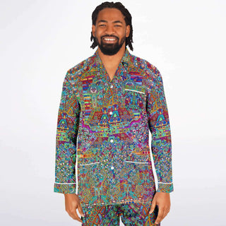 Mandala Jazz Satin Pajamas | Lachlan Wardlaw