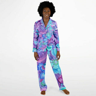 Juicy Candy Flow Satin Pajamas | Dylan Thomas Brooks