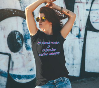 SOCIAL ANXIETY SUPER POWER | UNISEX TEE | IMRAN