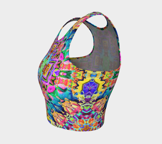 Kaleidos II | Athletic Crop Top | Makroverset