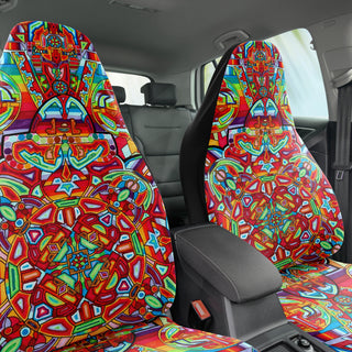 Infinity Mandala | Seat Cover | Lachlan Wardlaw