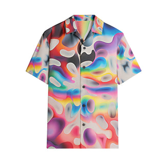 COLOORA Men's All-over print Short Sleeve Shirts by ROBERT HRUSKA
