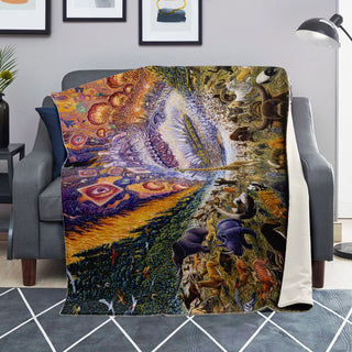 March of Progress MIcrofleece Blanket  | Mark Henson