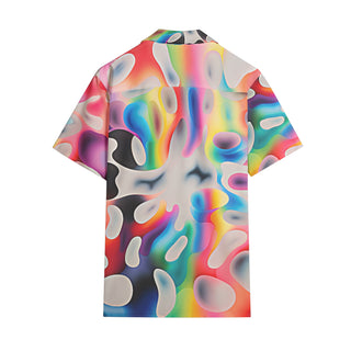 COLOORA Men's All-over print Short Sleeve Shirts by ROBERT HRUSKA