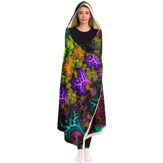 Great Cosmic Reef | Hooded Blanket | Makroverset