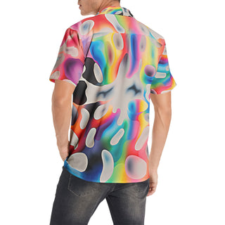 COLOORA Men's All-over print Short Sleeve Shirts by ROBERT HRUSKA