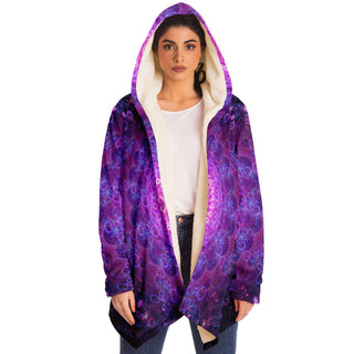 Sacred Flower Microfleece Cloak | Cameron Gray