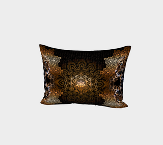 Nefertiti Lotus || Bed Pillow Sham by Cosmic Shiva