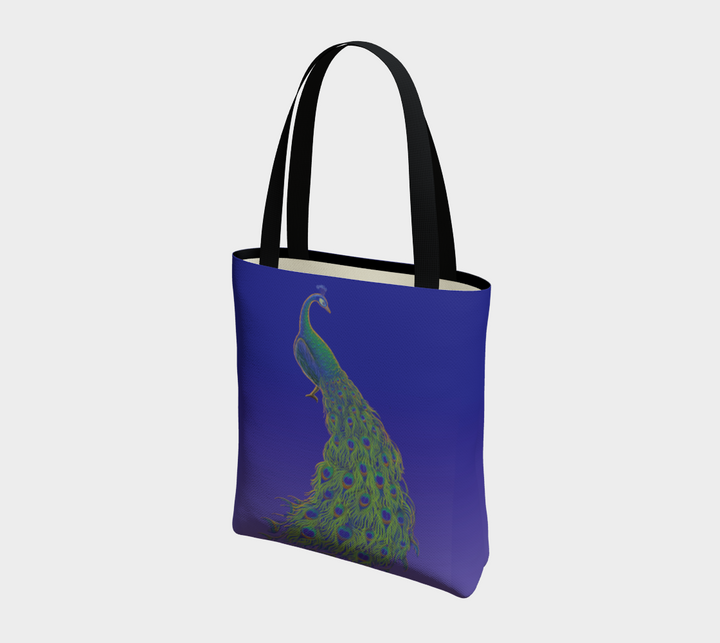 Peacock Tote Bag by Mark Henson