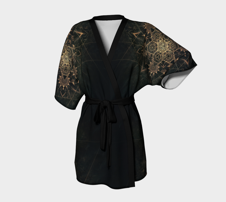 Elements of Sacred Geometry | Kimono Robe | Mandalazed
