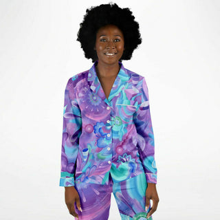 Juicy Candy Flow Satin Pajamas | Dylan Thomas Brooks
