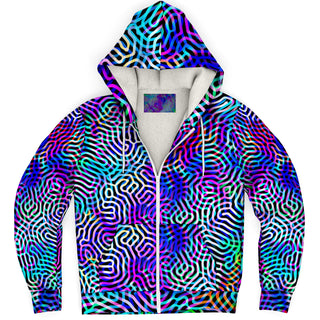 MOLECULIZED Microfleece Ziphoodie | Art Design Works