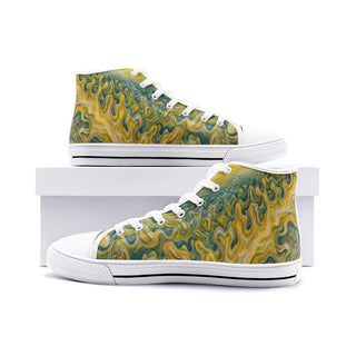 Green Water High Top Canvas by Mark Henson