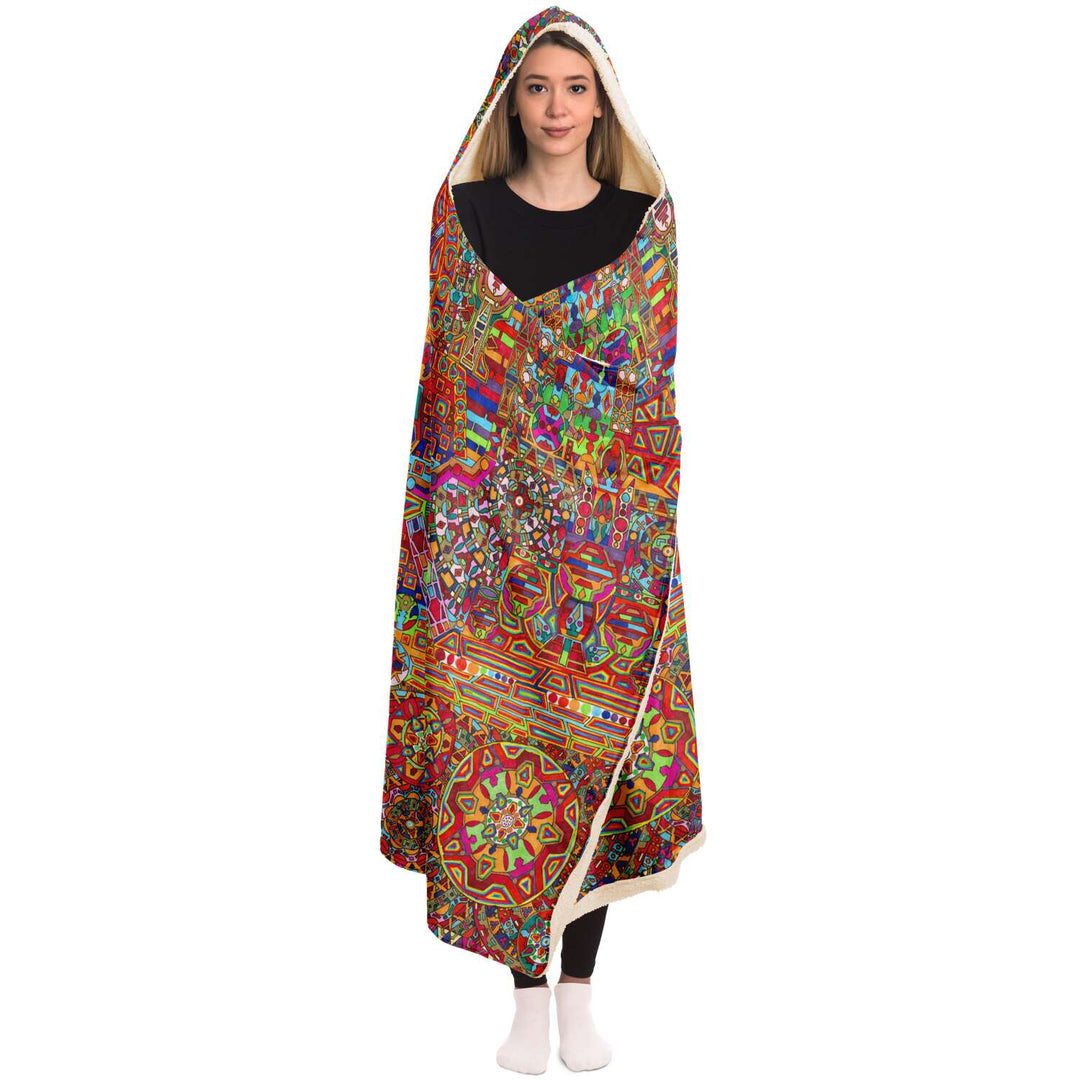 Mandala Hooded Blanket | Lachlan Wardlaw