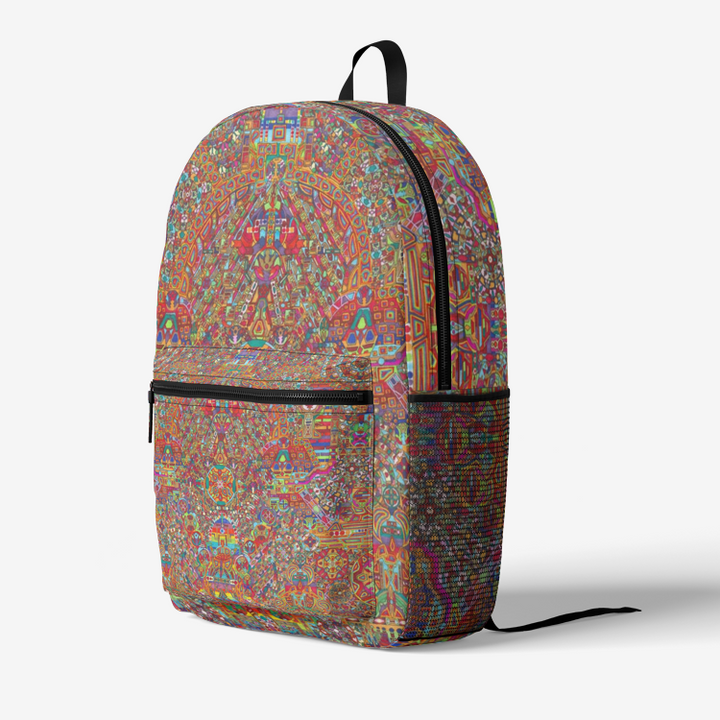 MANDALA  Retro Colorful Print Trendy Backpack | Lachlan Wardlaw