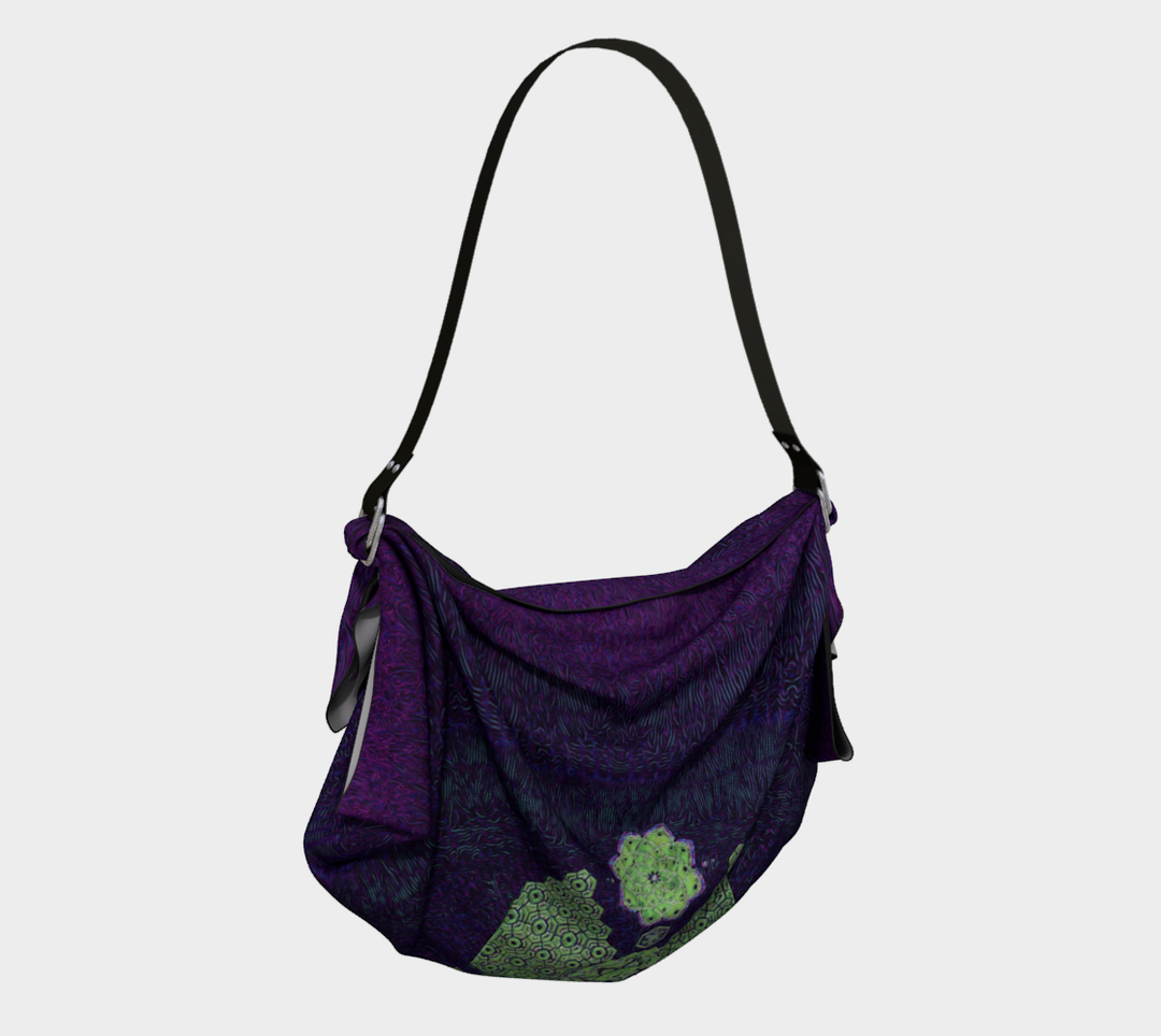 geometric purple | origami tote bag | Mil Et Une