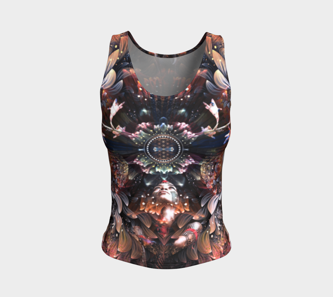 Sanctuary || Fitted tank top || by Cosmic Shiva