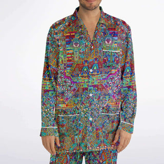 Mandala Jazz Satin Pajamas | Lachlan Wardlaw