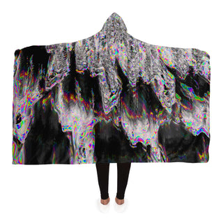 Overglitch_B | Hooded Blanket | Makroverset