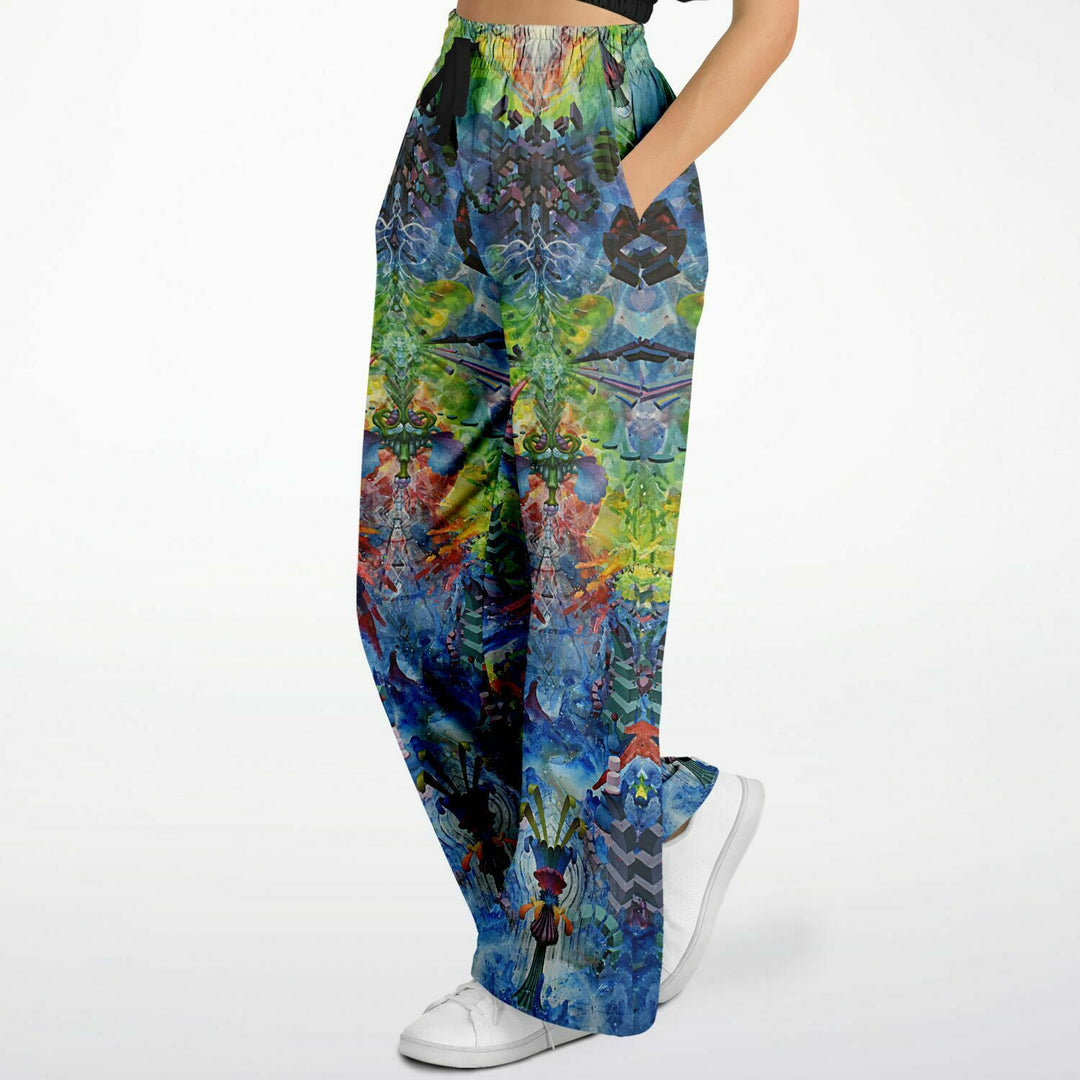 Garden of Earthly Delight Flare Joggers | Dylan Thomas Brooks