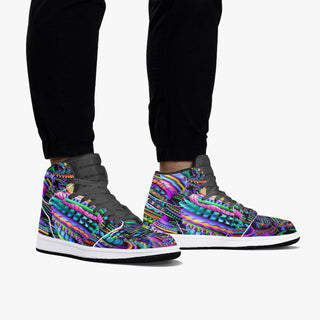DMT carousel | High-Top Leather Sneakers | Psypepper