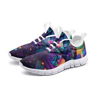 LIGHTNING STRIKES Unisex Lightweight Sneaker City Runner | ACIDMATH AI
