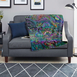 Time Temple | Microfleece Blanket | James Fletcher