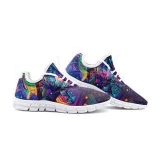 LIGHTNING STRIKES Unisex Lightweight Sneaker City Runner | ACIDMATH AI