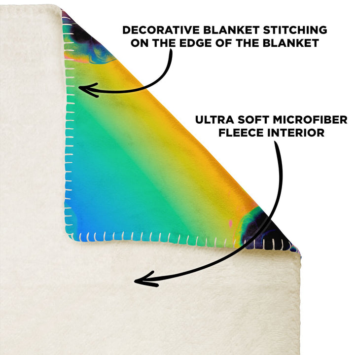 Wasted Time Premium Microfleece Blanket | GEOGLYSER