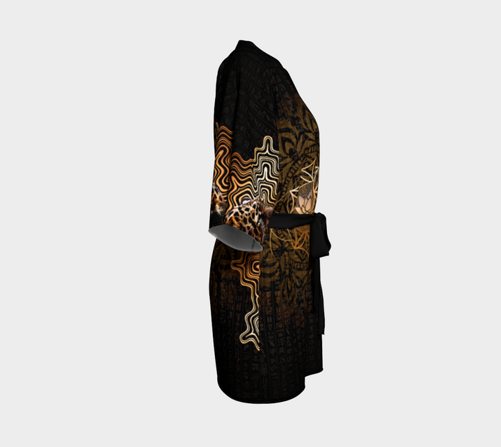 Nefertiti Lotus || Kimono Robe by Cosmic Shiva
